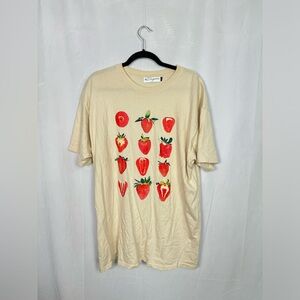 Oversized strawberry tshirt